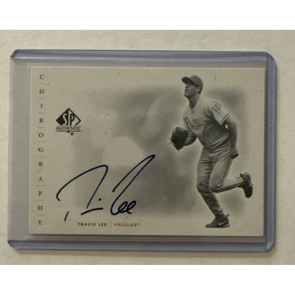 Upper Deck 2000 SP Authentic Chirography Travis Lee Auto Phillies #TL